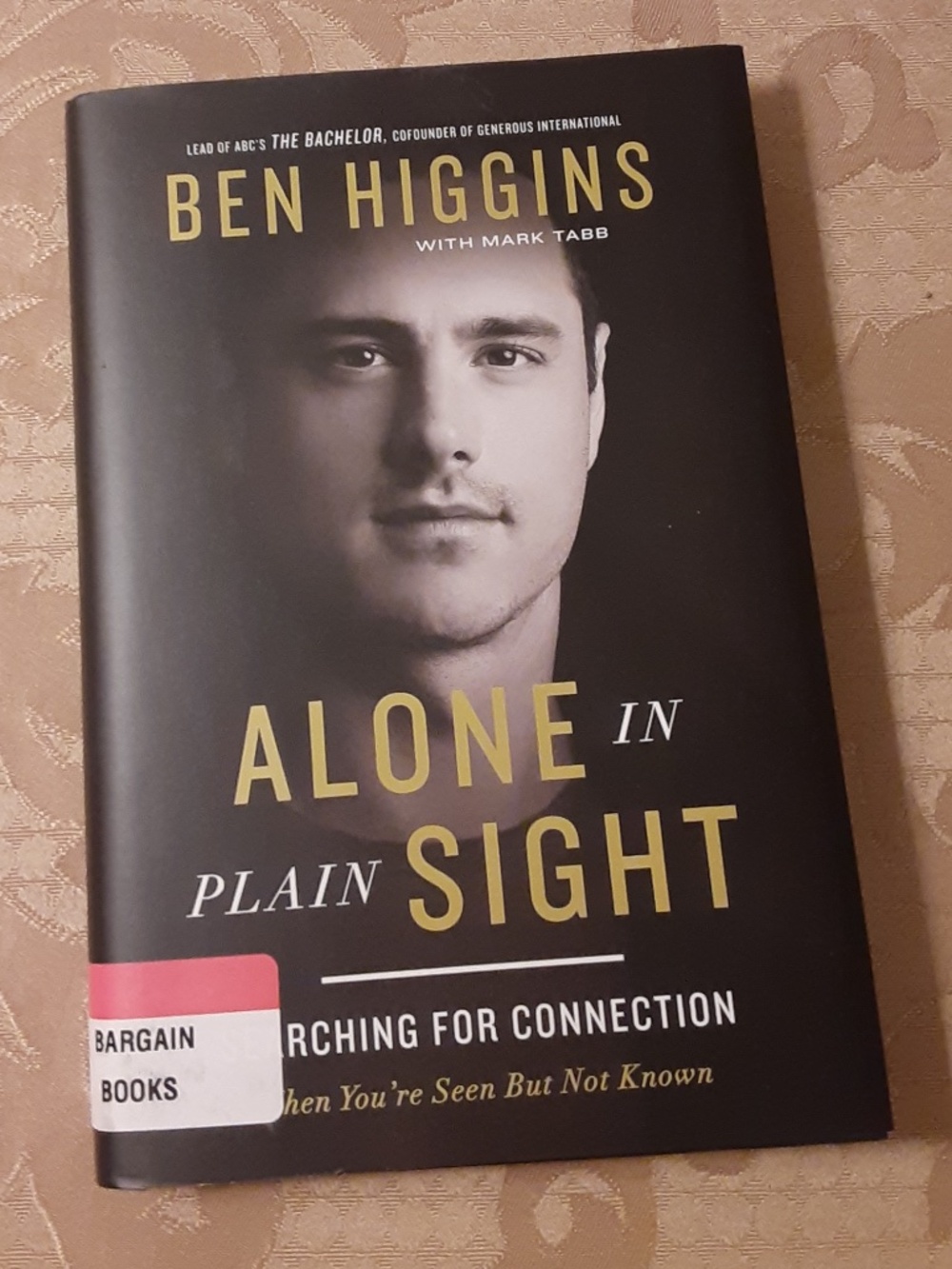 Ben Higgins Alone In Plain Sight Hardback Book